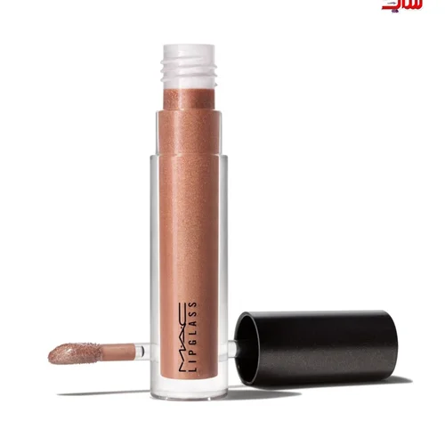 لیپ گلاس مک رنگ oh baby فولسایز اصل اروپایی MAC LIPGLASS _OHBABY Golden bronze with sparkling glitter   4, lip gloss in a wide colour range that can create a glass-like finish Or a subtle sheen