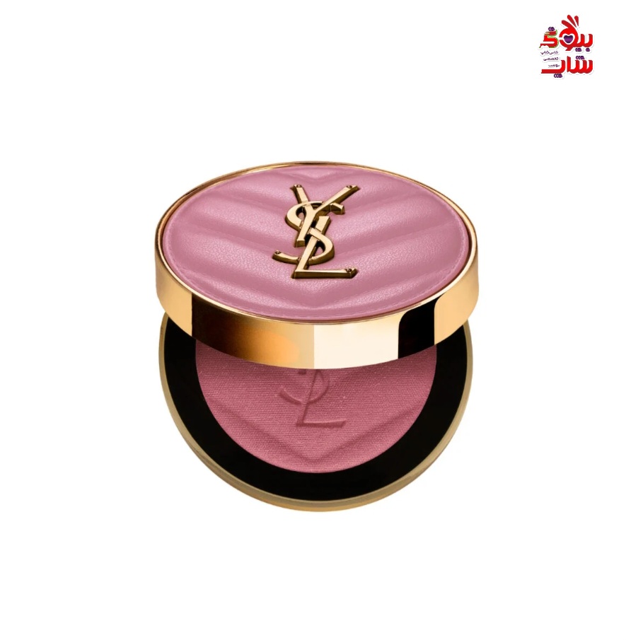 رژ گونه ایوسن لورن رنگ44 NUDE LAVALLIERE اورجینال YVESSAITLAURENT MAKE ME BLUSH 24H BUILDABLE BLURRING POWDER BLUSH A VELVETY-SOFT, BUILDABLE BLUSH WITH SATIN AND MATTE FINISHES