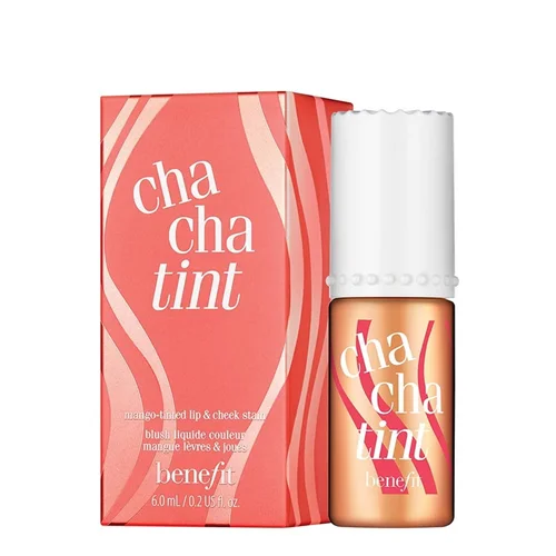 تینت رژ لب و گونه  بنفیت رنگ چا چا حجم ۶میل BENEFIT COSMETIC CHA CHA LIP&CHEEK TINT