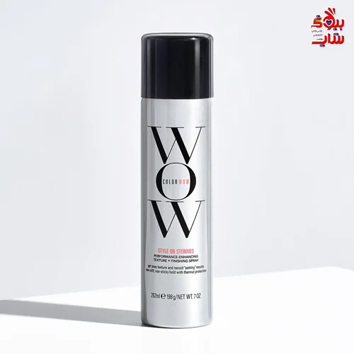 اسپری حجم دهنده مو و استایلینگ محافظ رنگ مو کالر واو حجم 262میل اصل اروپایی Colore wow Style on Steroids Color-Safe Texturizing Spray Instant big hair + sexy, long-lasting texture without stiffness