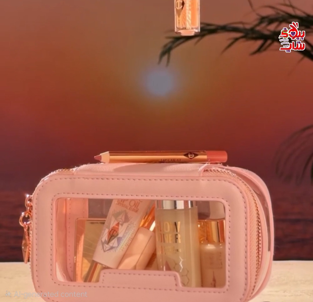 CHARLOTTE'S MIN GLOW + GO TRAVEL BEAUTY BAG کیف جدید شارلوت تیلبری