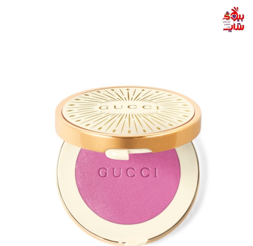 رژ گونه و سایه چشم لوکس گلویی گوچی بیوتی رنگ‌ شماره ۰۱ مدل جدید اورجینال GUCCI BEAUTY  Glow Powder Blush 01 Arctic Rose