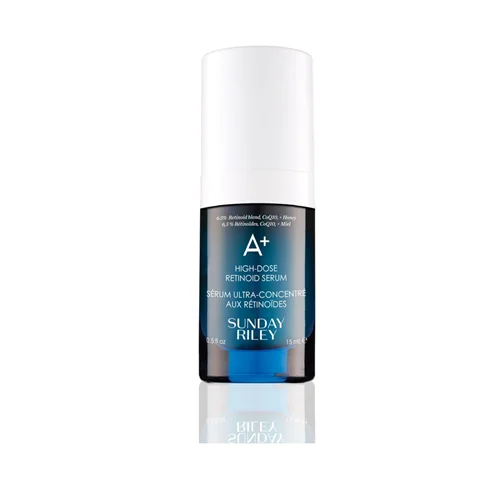 سرم رتینول ساندی ریلی اصل اروپایی حجم ۱۵میل SUNDAY RILEY A+ HIGH_DOSE RETINOL SERUM