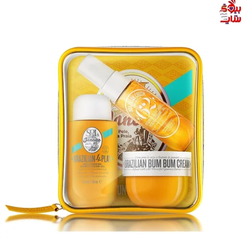 پک برزیلی بوم بوم سول دو ژانیرو تراول سایز اصل اروپایی SOL DE  JANEIRO Bum Bum Jet Set Travel-Ready Minis Kit