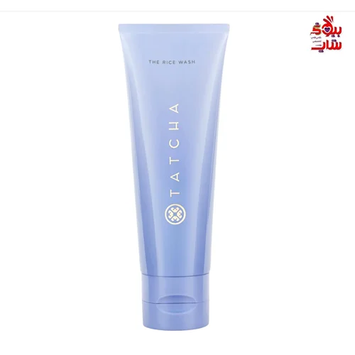 شوینده پوست خشک تاچا حاوی پودر برنج ژاپنی 120میل اصل اروپایی Tatcha The Rice Wash Skin-Softening Cleanser