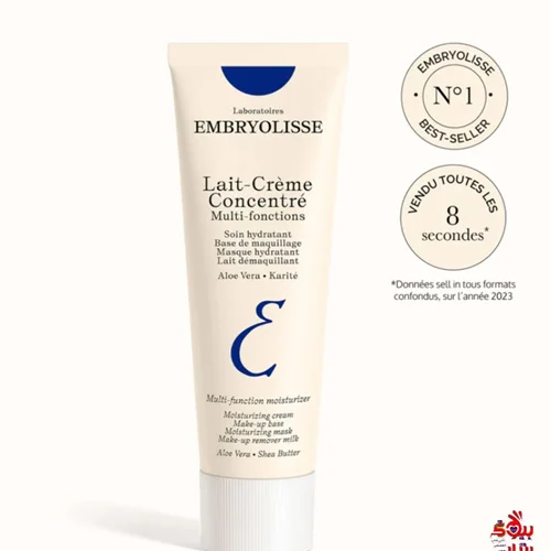 کرم مرطوب کننده چند منظوره امبریولیس اصل اروپایی 15میل EMBRYOLISSE   Lait-Crème Concentré Multi-fonctions Soin hydratant Base de maquillage Masque hydratant Lait démaquillant Aloe Vera. Karité