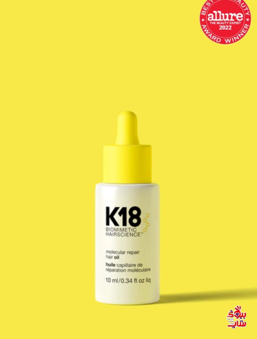 روغن موی ترمیم کننده مولکولی  k18 علم موی بیومیمتیک اورجینال K18 BIOMIMETIC HAIRSCIENCE K18 Biomimetic Hairscience Molecular Repair Hair Oil 4ml mlWeightless oil that strengthens, repairs damage + reduces frizz