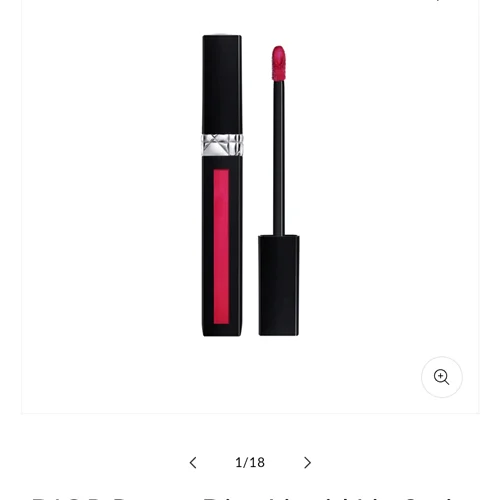 رژ لب مایع دیور رنگ 788 Frenetic Satin فولسایز اصل اروپایی DIOR Rouge Dior Liquid Lip Stain  colour  788- Frenetic Satin