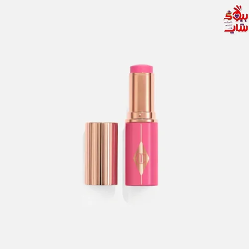 رژ گونه و لب استیکی شارلوت تیلبری رنگ PINKY GLOW فولسایز اورجینال CHARLOTTE TILBURY UNREAL BLUSH HEALTHY GLOW STICK PINKY GLOWFrom watermelon blush to sunset blush toa golden hour glow, discover the summer blush looks that will be trending all summer long