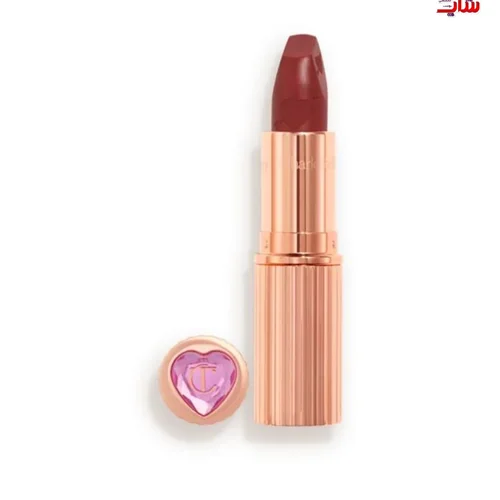 رژ لب جدید شارلوت تیلبری رنگ love talk فولسایز اصل اروپایی CHARLOTTE TILBURY PILLOW TALK LOVE EFFECT LIPSTICK MATTE REVOLUTION - LOVE TALK   Limited-edition strawberry-red Pillow Talk lipstick with a hydrating matte finish