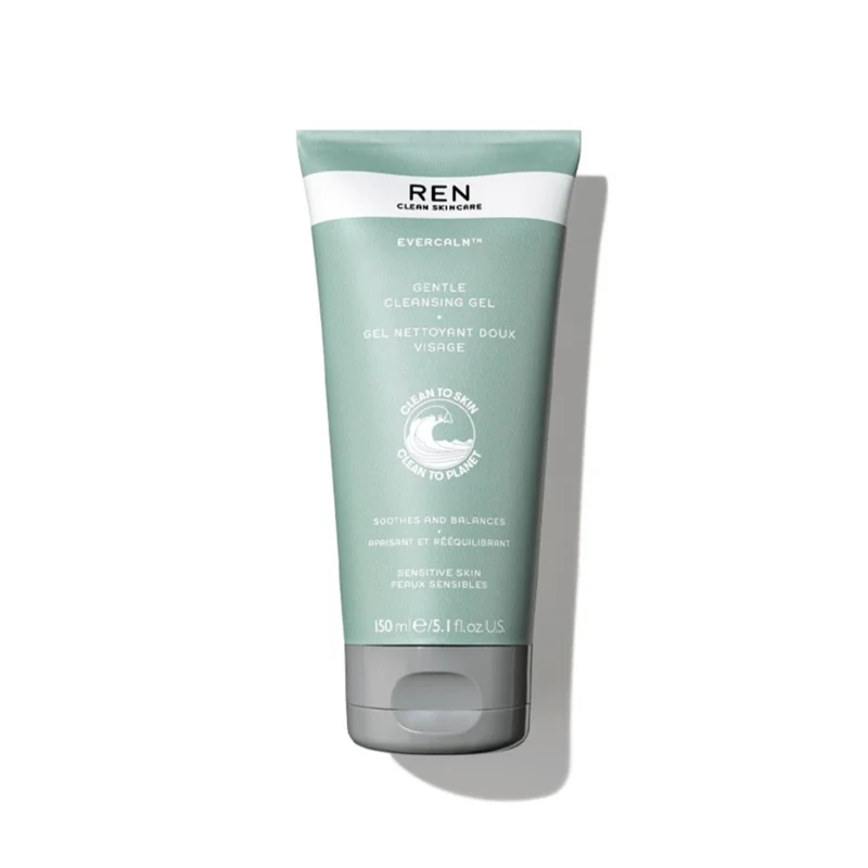 کلینزر و شوینده صورت پوستهای حساس رن کلین اسکین کیر اصل اروپایی GENTLE CLEANSING GEL NETTOYANT DOUX VISAGE REN CLEAN SKINCARE
