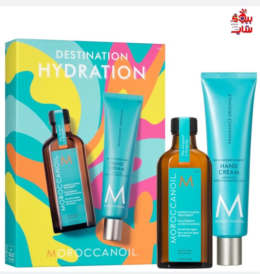 روغن درمانی مراکشی ۱۰۰ میلی‌لیتری به همراه کرم دستMOROCCANOIL TREATMENT 100ML WITH  HAND CREAM 100ML