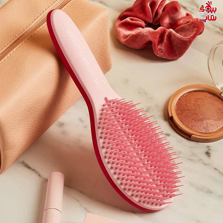 Tangle Teezer Ultimate Styler Bright Pink حالت دهنده موی نهایی Tangle Teezer مناسب استایلینگ مو اورجینال